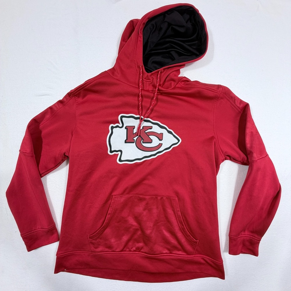 NFL Team Apparel Kansas City Chiefs Sweatshirt Mens XL Red NFL Football Hoodie